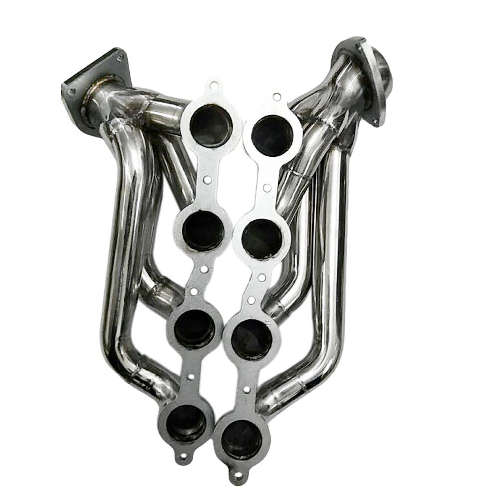 SS MANIFOLD SHORTY HEADER/EXHAUST FOR CHEVY SILVERADO 1500 2500HD 6.0L